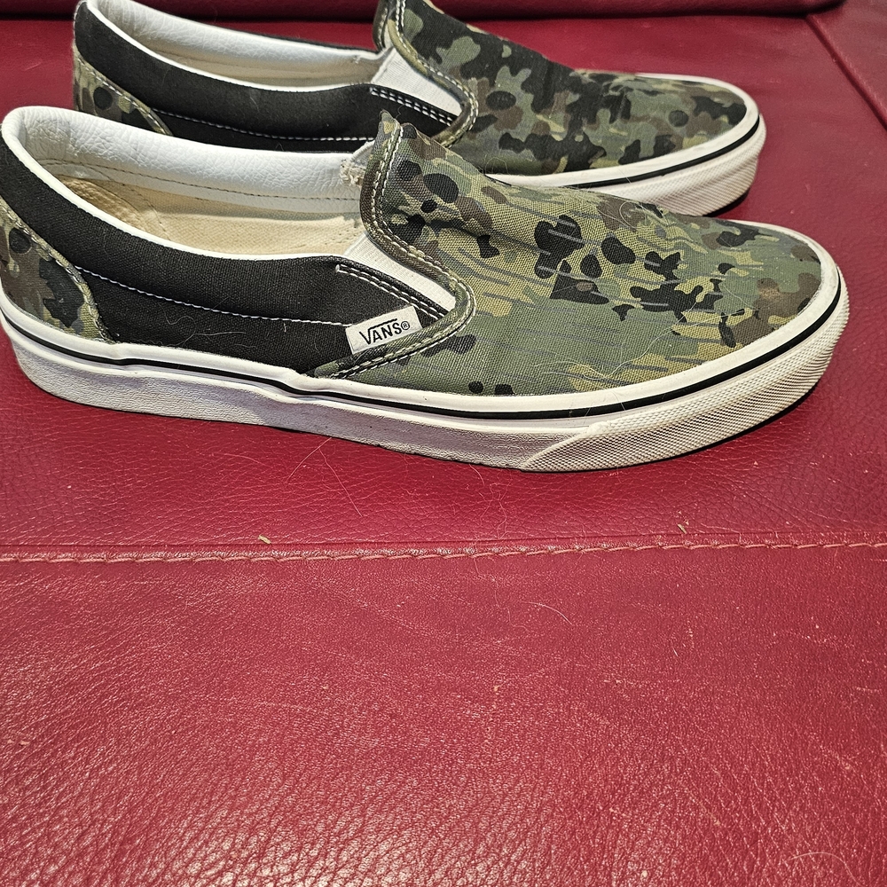 Vans Camo Slip-On Sneakers